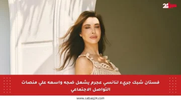 فستان شبك جريء لنانسي عجرم يشعل ضجة واسعة على منصات التواصل الاجتماعي